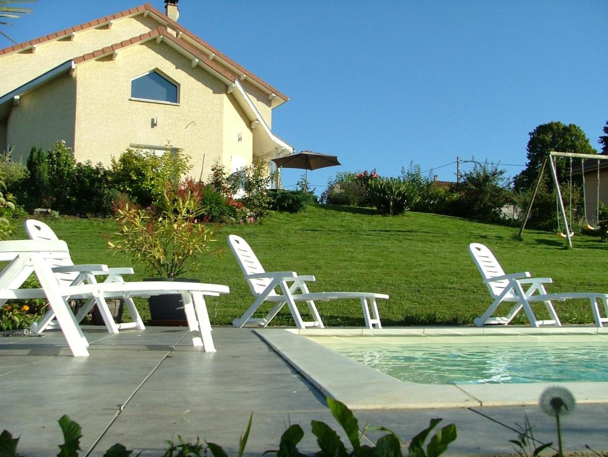 Les Enselmes Bed & Breakfast Montagnieu  Ngoại thất bức ảnh